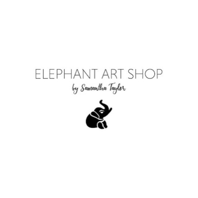 23 Elephant Art by Samantha Taylor